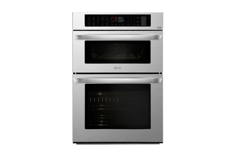 LG 1.7/4.7 cu. ft. Smart wi-fi Enabled Combination Double Wall Oven, LWC3063ST