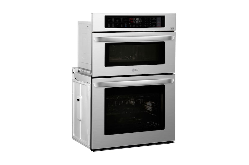 LG 1.7/4.7 cu. ft. Smart wi-fi Enabled Combination Double Wall Oven, LWC3063ST