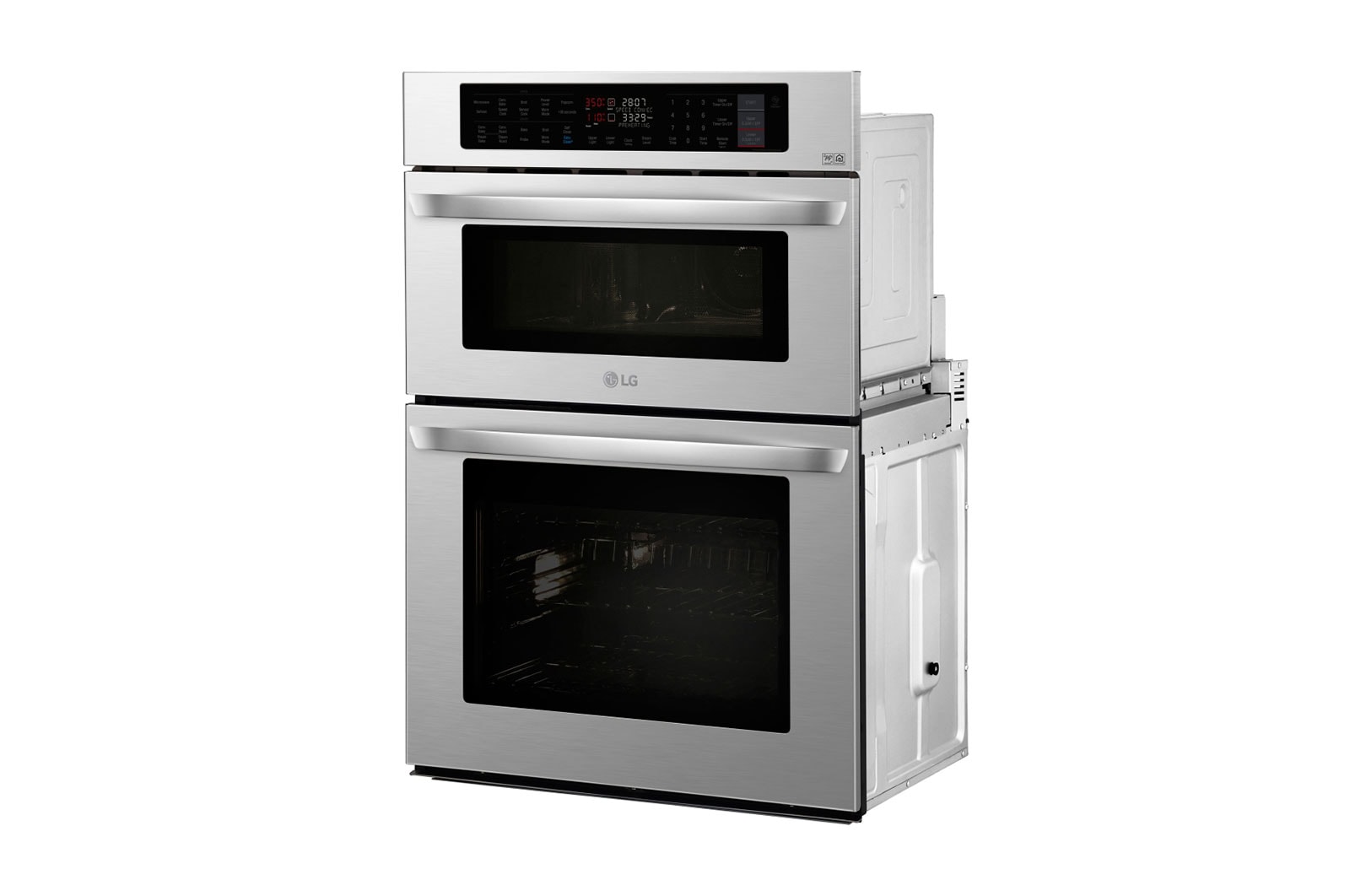 LG 1.7/4.7 cu. ft. Smart wi-fi Enabled Combination Double Wall Oven, LWC3063ST