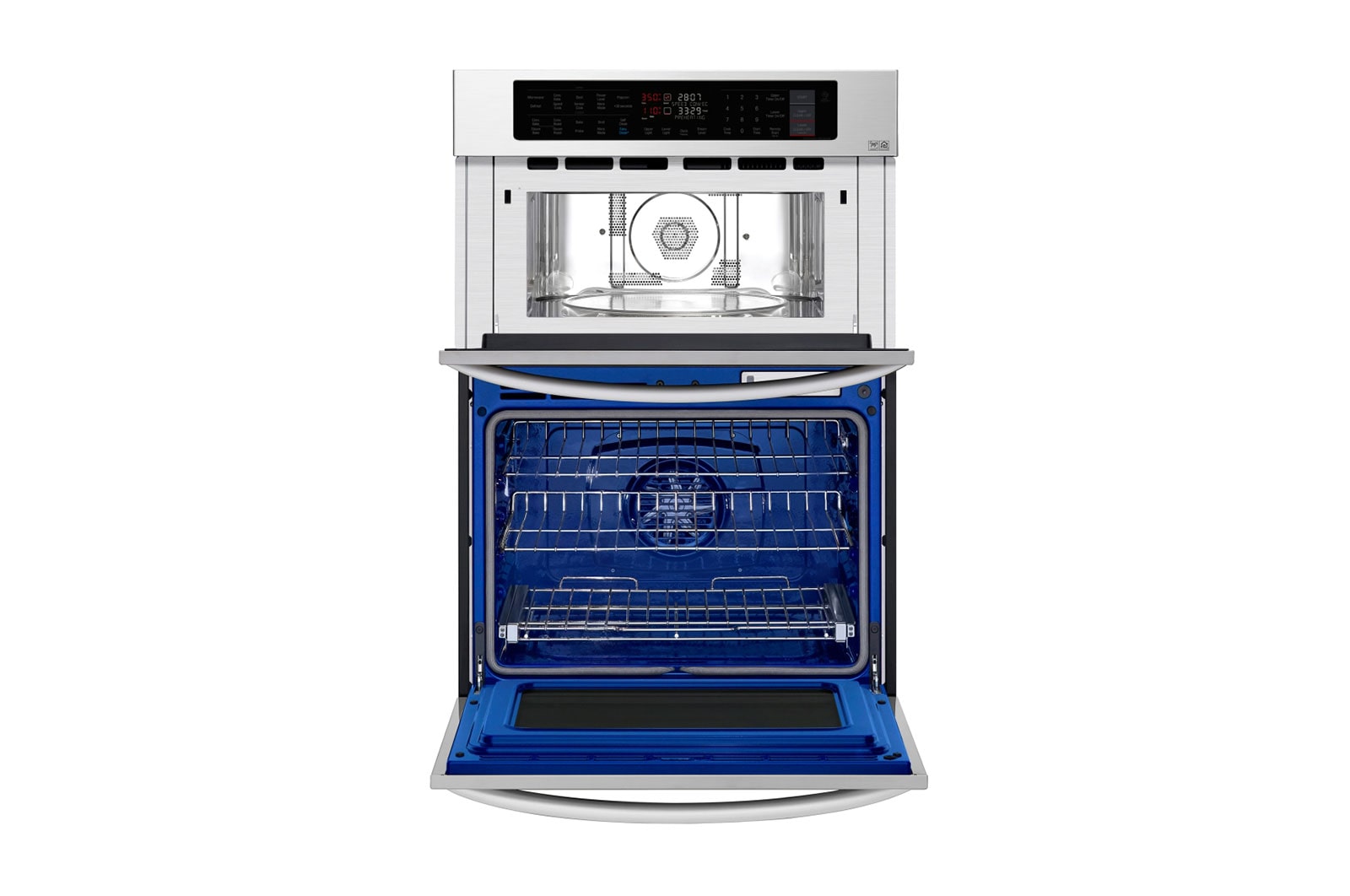 LG 1.7/4.7 cu. ft. Smart wi-fi Enabled Combination Double Wall Oven, LWC3063ST