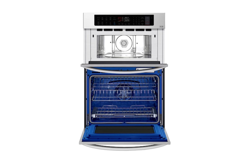 LG 1.7/4.7 cu. ft. Smart wi-fi Enabled Combination Double Wall Oven, LWC3063ST