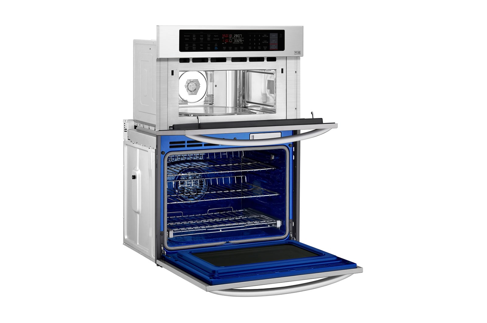 LG 1.7/4.7 cu. ft. Smart wi-fi Enabled Combination Double Wall Oven, LWC3063ST