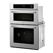 LG 1.7/4.7 cu. ft. Smart wi-fi Enabled Combination Double Wall Oven, LWC3063ST