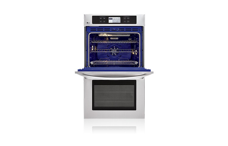 LG Double Wall Oven with two 4.7 cu.ft. ovens, LWD3081ST