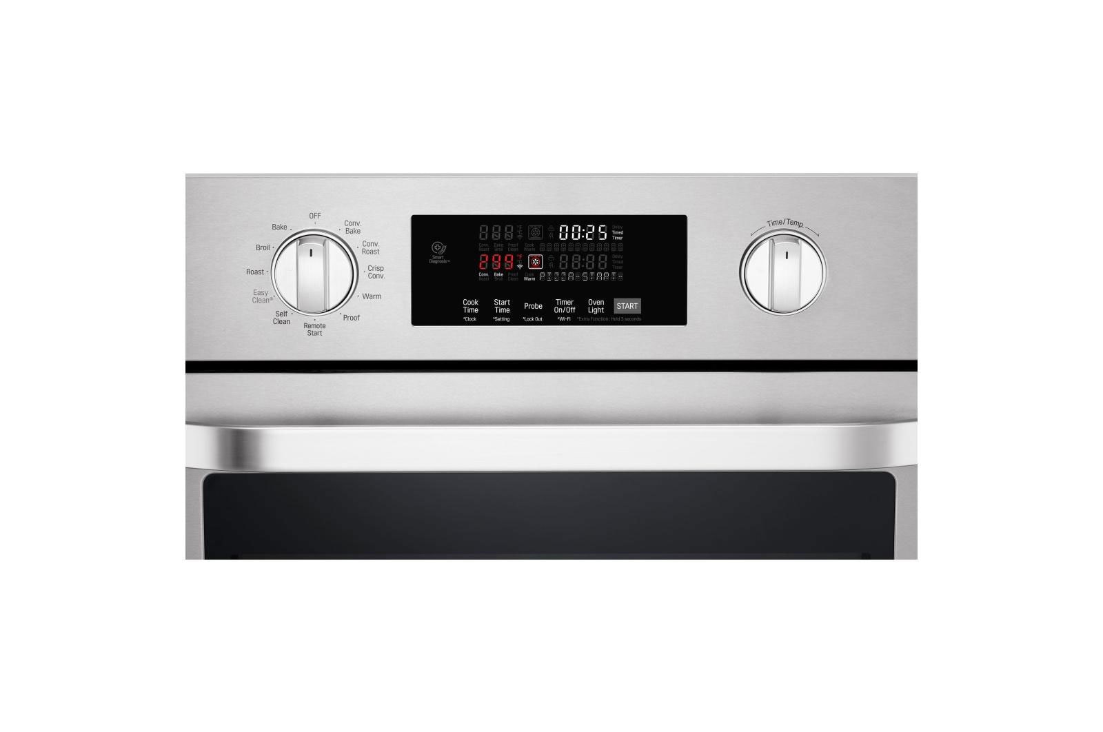 LG STUDIO - Large Capacity (4.7 cu. ft) Built-In Wall Oven with EasyClean® and True Convection, LSWS307ST