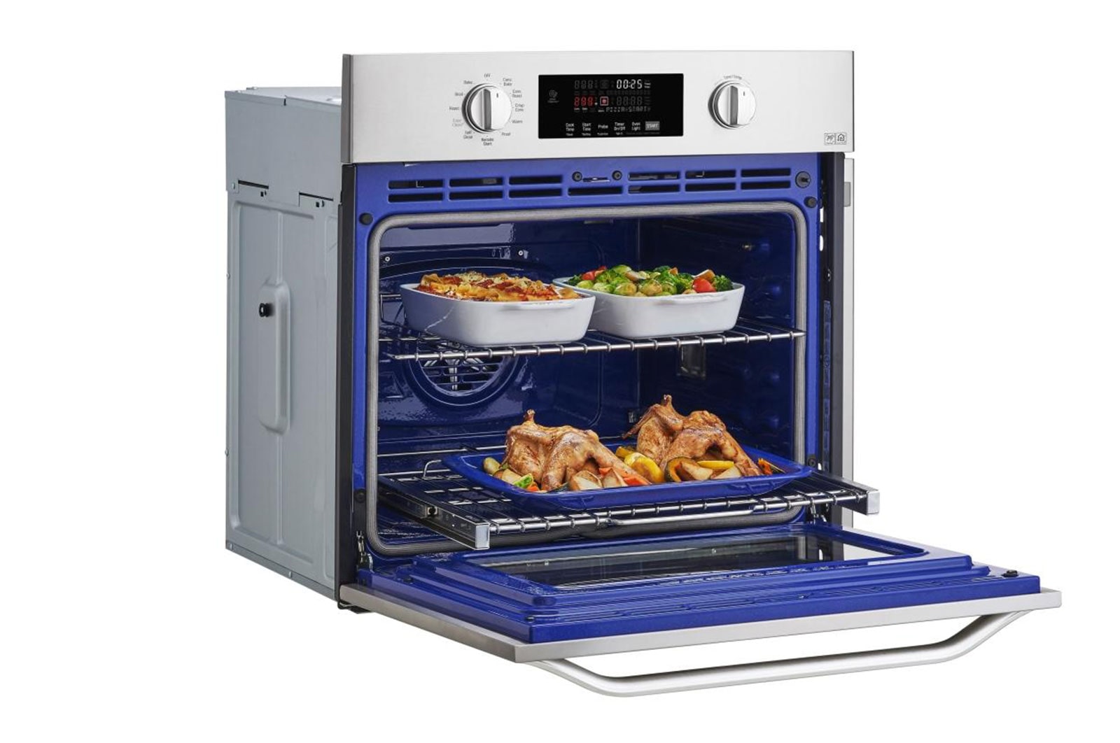 LG STUDIO - Large Capacity (4.7 cu. ft) Built-In Wall Oven with EasyClean® and True Convection, LSWS307ST