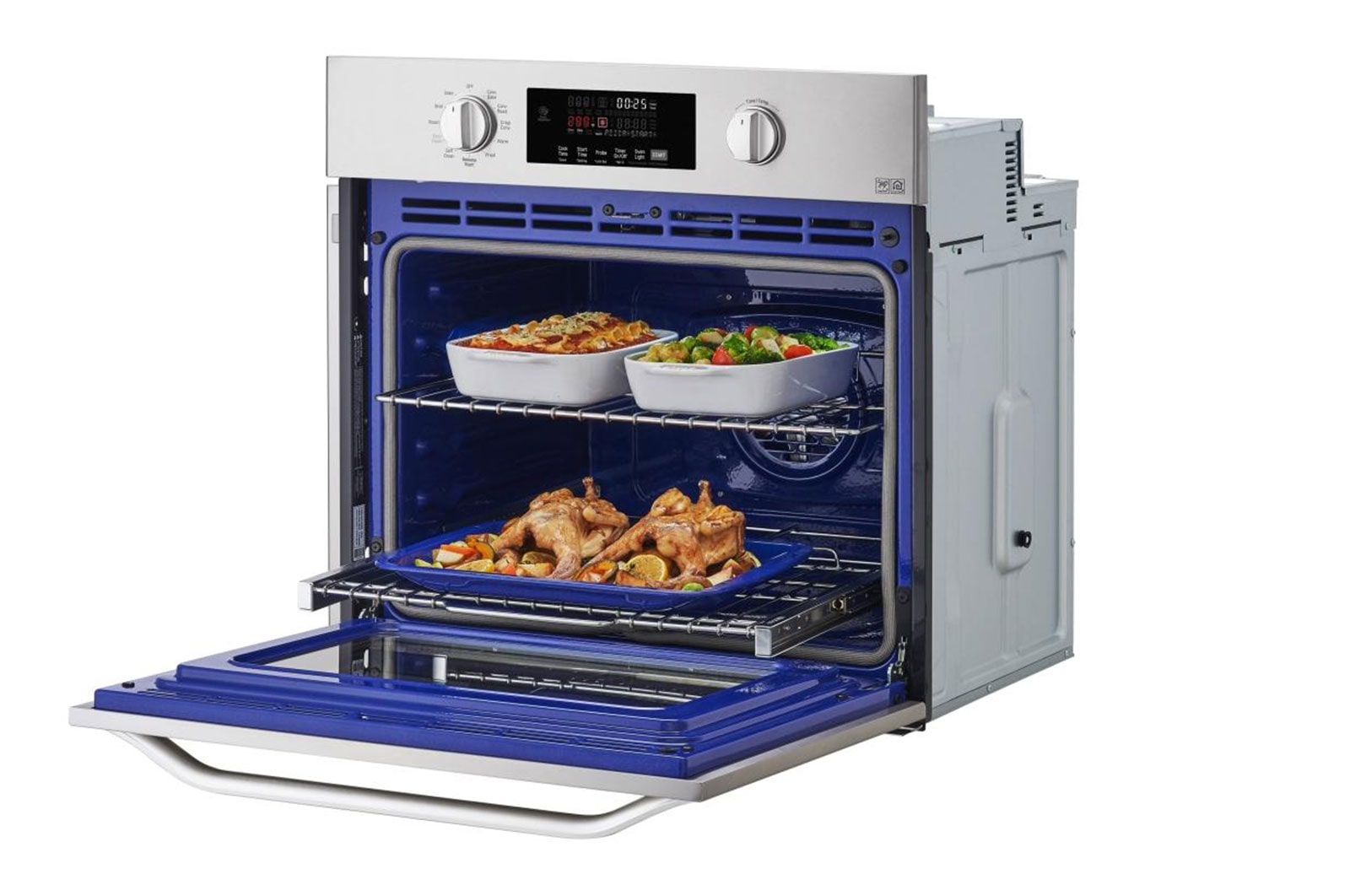LG STUDIO - Large Capacity (4.7 cu. ft) Built-In Wall Oven with EasyClean® and True Convection, LSWS307ST