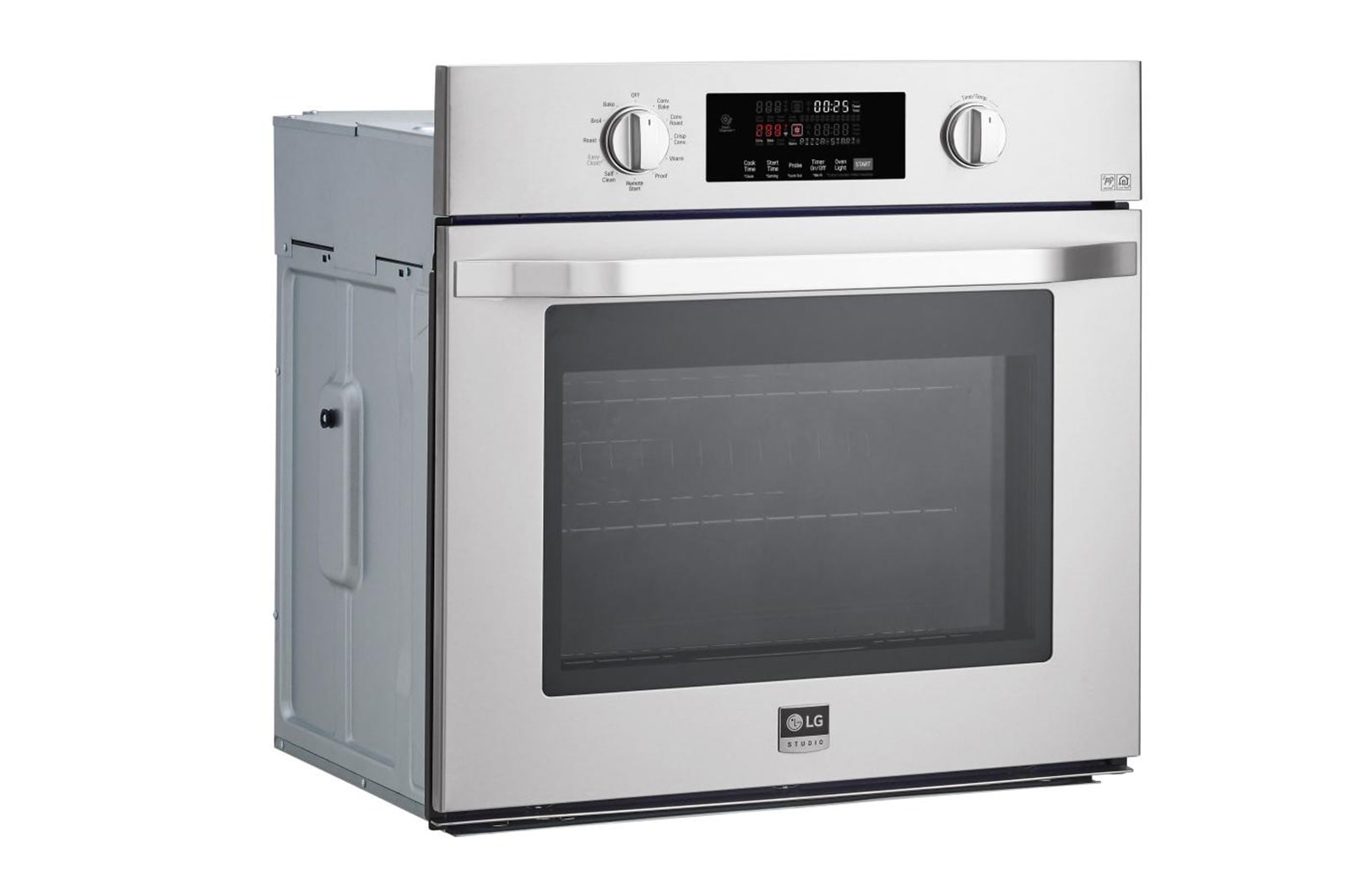 LG STUDIO - Large Capacity (4.7 cu. ft) Built-In Wall Oven with EasyClean® and True Convection, LSWS307ST