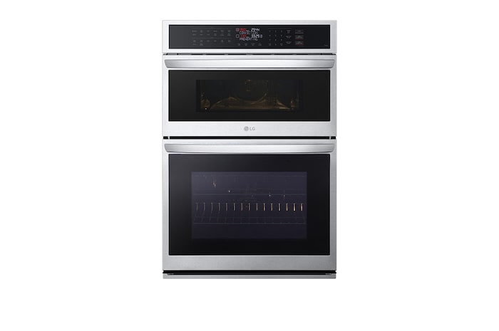 Front view of 1.7/4.7 cu ft. Combination Wall Oven | Fan Convection, Air Fry, Self Clean, EasyClean® & Smart (WCEP6423F)