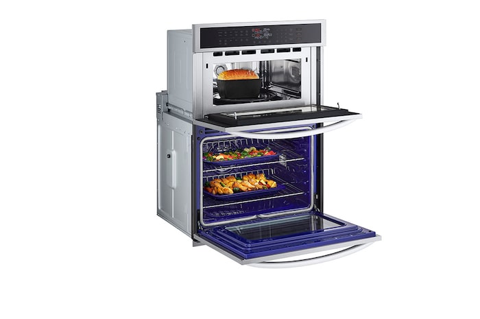 Left side open with food filled