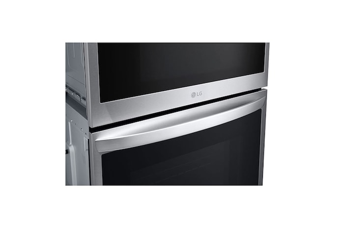 LG 1.7/4.7 cu ft. Combination Wall Oven | True Convection, Steam Sous-Vide, Air Fry, Self Clean, EasyClean® & Smart, Stainless, WCEP6427F