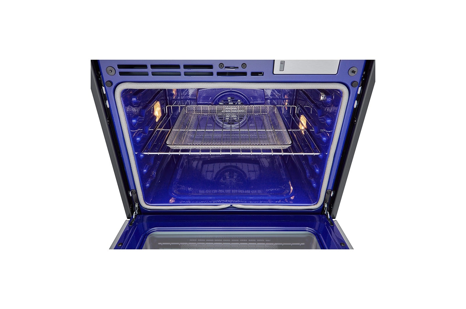 LG 1.7/4.7 cu. ft. Smart Combination Wall Oven with InstaView®, True Convection, Air Fry, and Steam Sous Vide, WCEP6427F