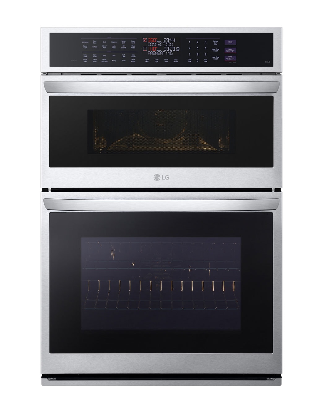 Dual Oven True Convection WallOvensWCEP6427F LG CA