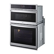 LG 1.7/4.7 cu. ft. Smart Combination Wall Oven with InstaView®, True Convection, Air Fry, and Steam Sous Vide, WCEP6427F