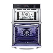 LG 1.7/4.7 cu. ft. Smart Combination Wall Oven with InstaView®, True Convection, Air Fry, and Steam Sous Vide, WCEP6427F