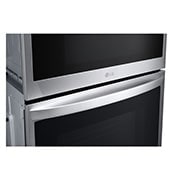 LG 1.7/4.7 cu. ft. Smart Combination Wall Oven with InstaView®, True Convection, Air Fry, and Steam Sous Vide, WCEP6427F