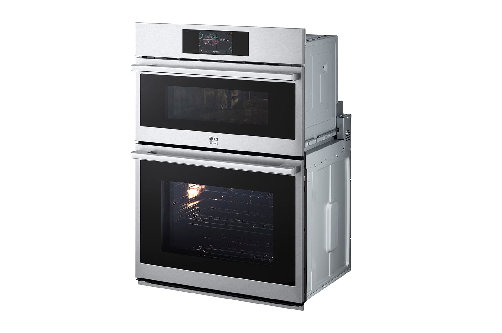 LG STUDIO 1.7/4.7 cu. ft. Combination Double Wall Oven with Air Fry, WCES6428F