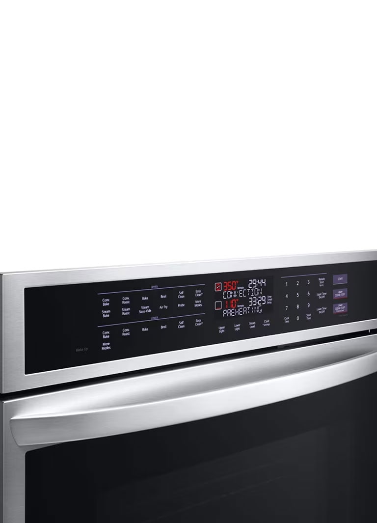 Backlit SmoothTouch® Glass Controls