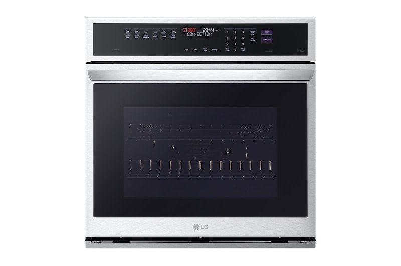 LG  4.7 cu ft. Single Wall Oven | True Convection, Steam Sous-Vide, Air Fry, InstaView®, SelfClean, EasyClean® & Smart, Stainless, WSEP4727F