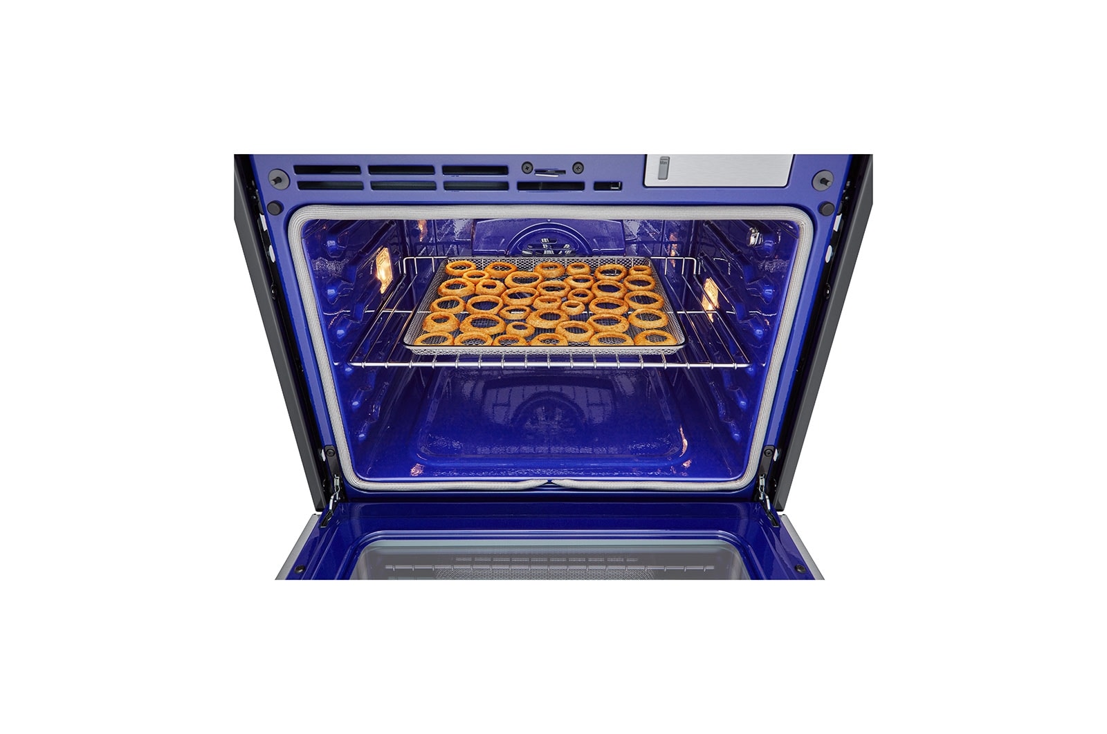 LG 4.7 cu. ft. Smart Wall Oven with InstaView®, True Convection, Air Fry, and Steam Sous Vide, WSEP4727F