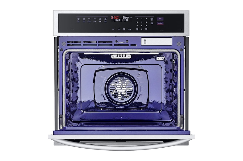 LG  4.7 cu ft. Single Wall Oven | True Convection, Steam Sous-Vide, Air Fry, InstaView®, SelfClean, EasyClean® & Smart, Stainless, WSEP4727F