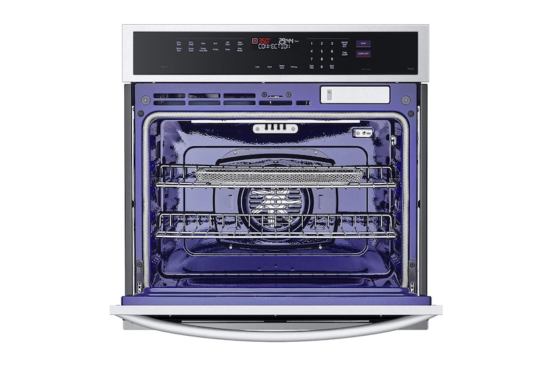 LG  4.7 cu ft. Single Wall Oven | True Convection, Steam Sous-Vide, Air Fry, InstaView®, SelfClean, EasyClean® & Smart, Stainless, WSEP4727F