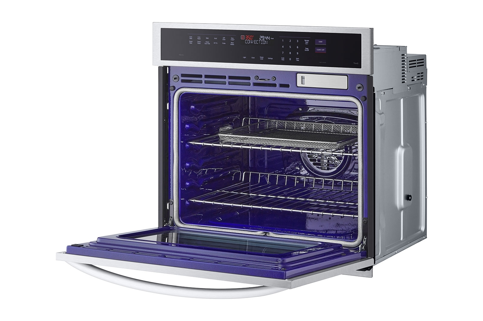 LG 4.7 cu. ft. Smart Wall Oven with InstaView®, True Convection, Air Fry, and Steam Sous Vide, WSEP4727F