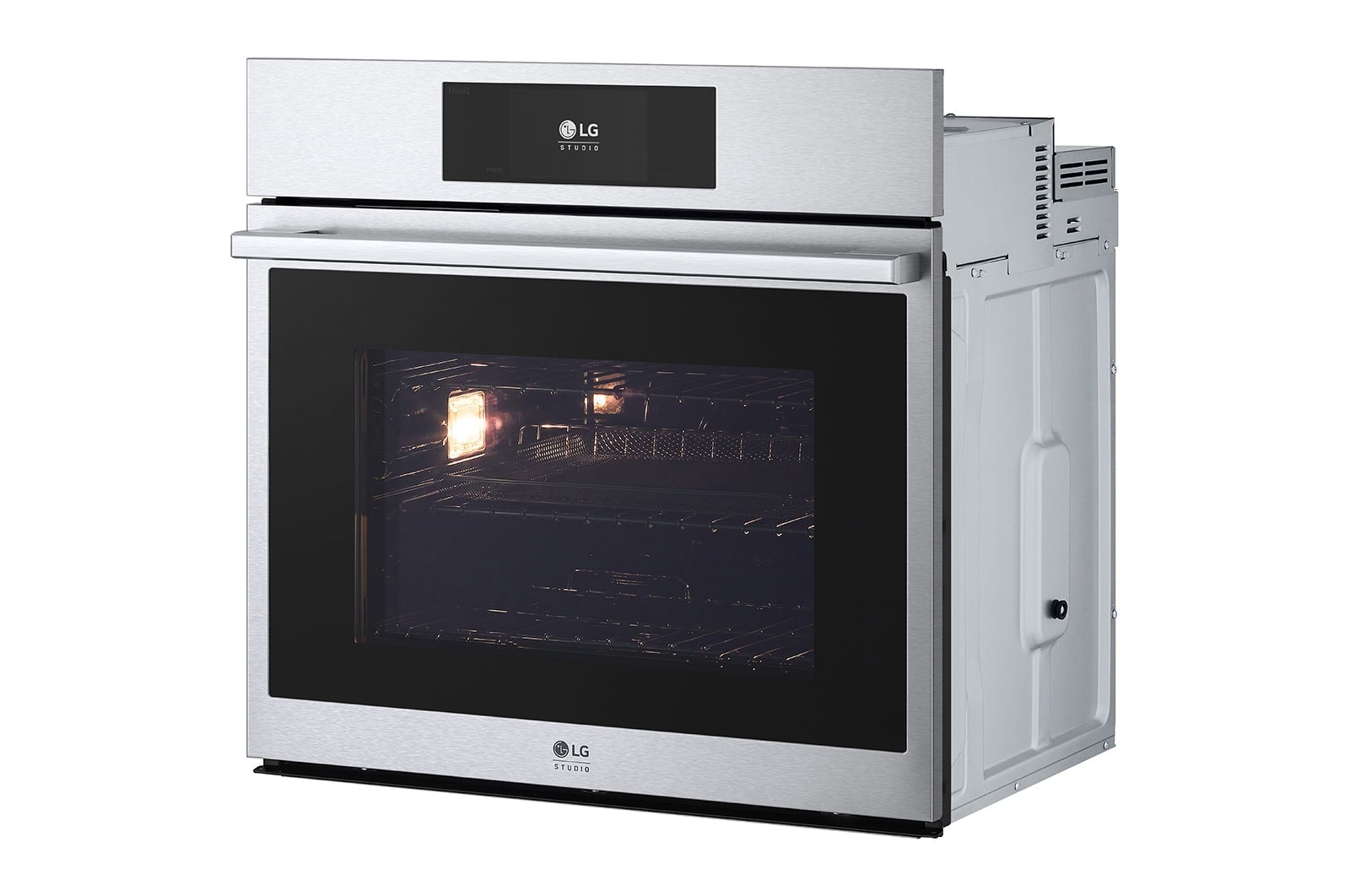 LG STUDIO 4.7 cu. ft. Smart InstaView® Electric Single Built-In Wall Oven with Air Fry & Steam Sous Vide, WSES4728F