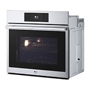LG STUDIO 4.7 cu. ft. Smart InstaView® Electric Single Built-In Wall Oven with Air Fry & Steam Sous Vide, WSES4728F