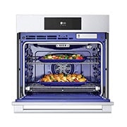 LG STUDIO 4.7 cu. ft. Smart InstaView® Electric Single Built-In Wall Oven with Air Fry & Steam Sous Vide, WSES4728F