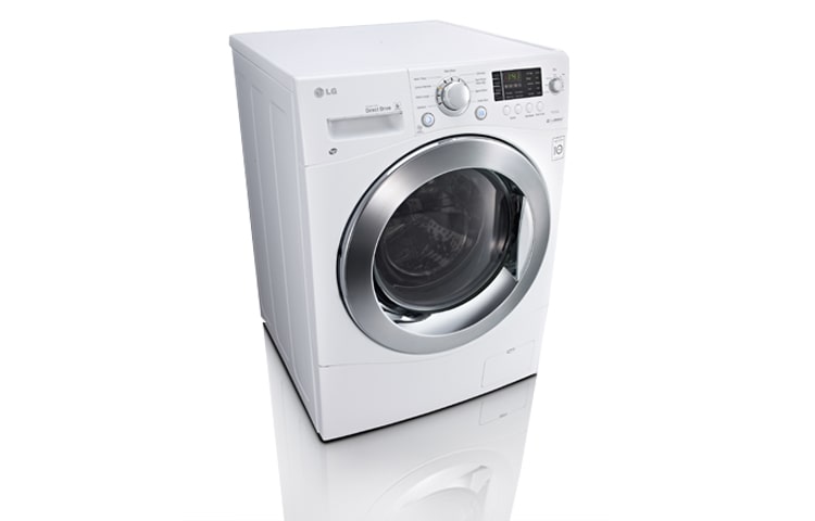 LG 24 inch, 2.6 cu.ft. All-in-One Front Load Washer / Dryer Combo with 6Motion™ Technology, WM3477HW