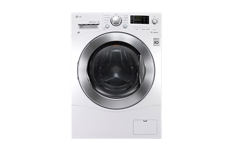 LG 24 inch, 2.6 cu.ft. All-in-One Front Load Washer / Dryer Combo with 6Motion™ Technology, WM3477HW