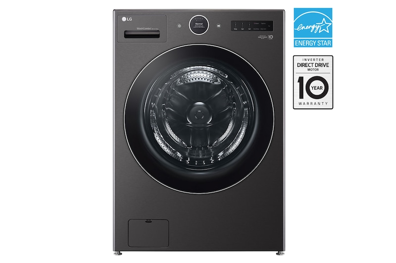 Front view of 5.7 cu.ft. WashCombo® with ezDispense®, TurboWash®, Heat Pump Dry WM6998HBA