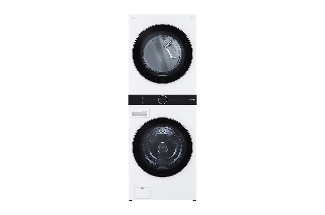 LG Single Unit Front Load LG WashTower<sup>®</sup> with Centre Control™ 5.2 cu. ft. Washer and 7.4 cu. ft. Electric Dryer, WKE100HWA