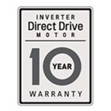 10 Year Warranty on Inverter DirectDrive Motor