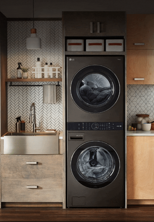 Single Unit Front Load LG WashTower with Centre Control 5.2 cu