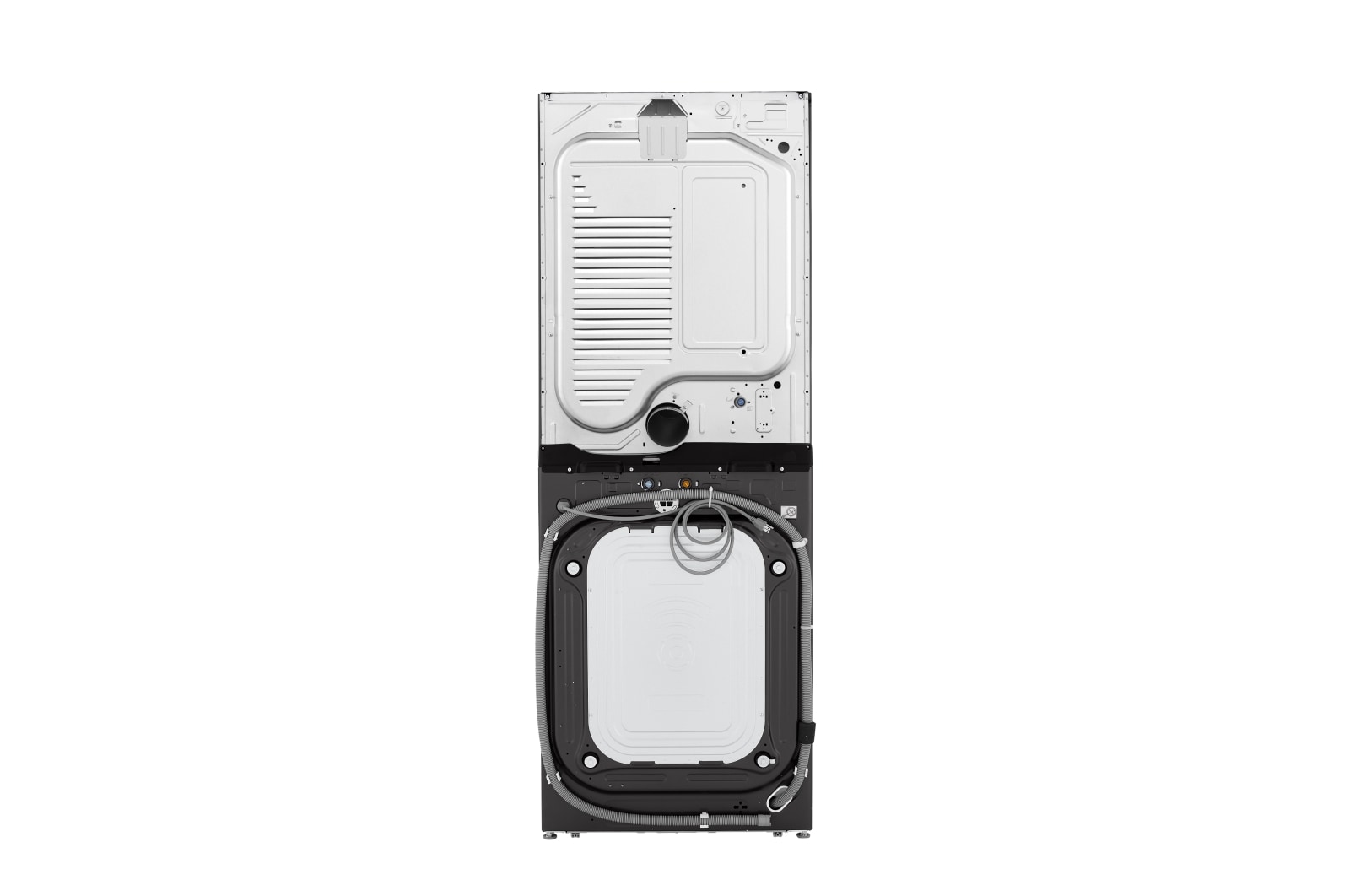LG Single Unit Front Load LG WashTower<sup>®</sup> with Centre Control™ 5.2 cu. ft. Washer and 7.4 cu. ft. Electric Dryer, WKEX200HBA