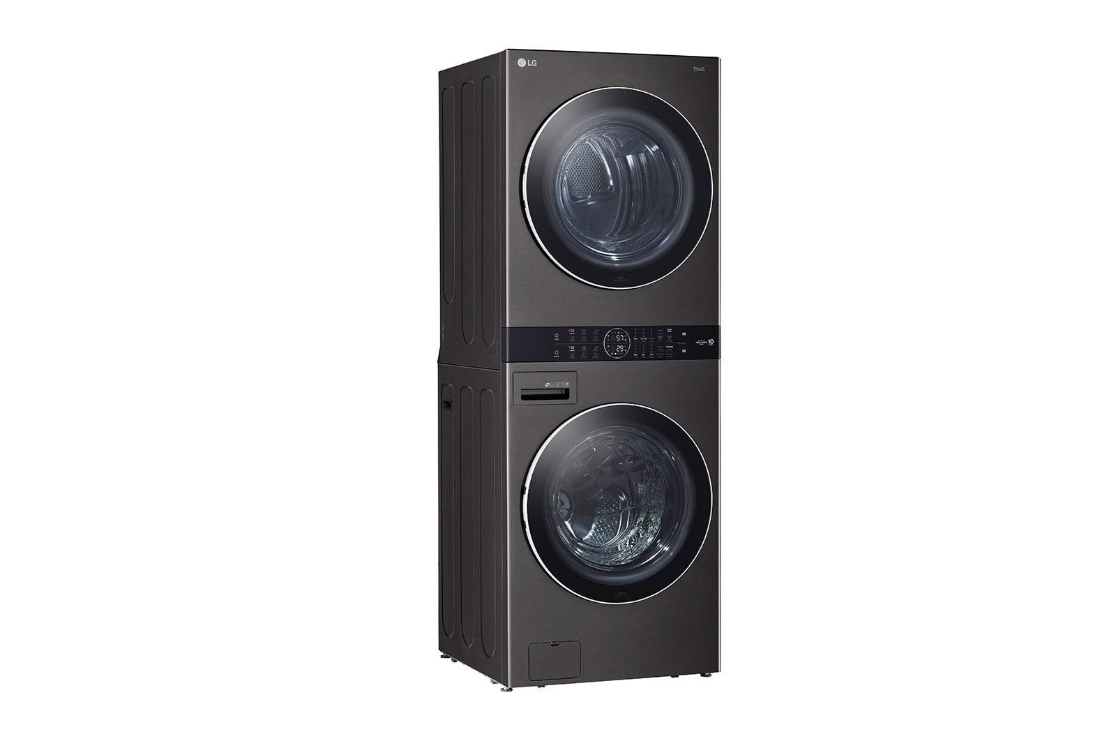 LG Single Unit Front Load LG WashTower<sup>®</sup> with Centre Control™ 5.2 cu. ft. Washer and 7.4 cu. ft. Electric Dryer, WKEX200HBA