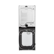 LG Single Unit Front Load LG WashTower<sup>®</sup> with Centre Control™ 5.2 cu. ft. Washer and 7.4 cu. ft. Electric Dryer, WKEX200HBA