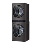 LG Single Unit Front Load LG WashTower<sup>®</sup> with Centre Control™ 5.2 cu. ft. Washer and 7.4 cu. ft. Electric Dryer, WKEX200HBA