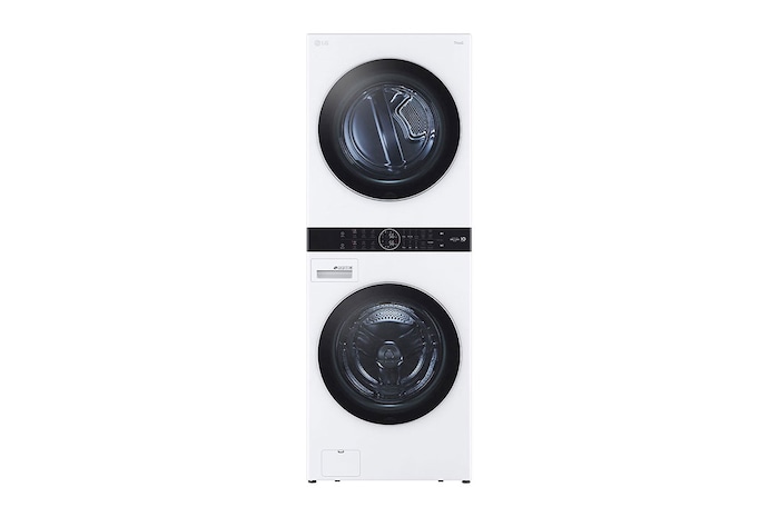 LG Front view of Single Unit Front Load LG WashTower™ with Centre Control™ 5.2 cu. ft. Washer and Electric Dryer, WKEX200HWA, WKEX200HWA