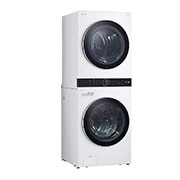 LG Single Unit Front Load LG WashTower™ with Centre Control™ 5.2 cu. ft. Washer and 7.4 cu. ft. Electric Dryer, WKEX200HWA