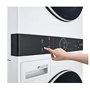 LG Single Unit Front Load LG WashTower™ with Centre Control™ 5.2 cu. ft. Washer and 7.4 cu. ft. Electric Dryer, WKEX200HWA