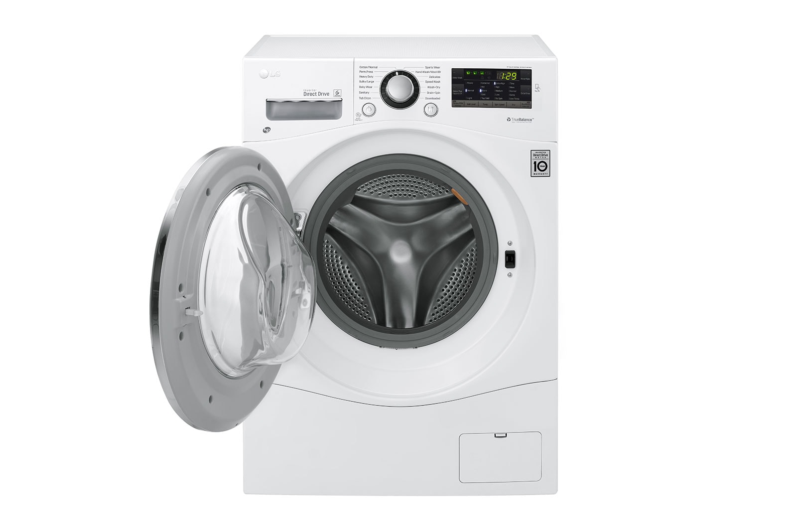24 inch 2.6 cu.ft. All in One Front Load Washer Dryer Combo with 6Motion Technology WM3488HW LG CA