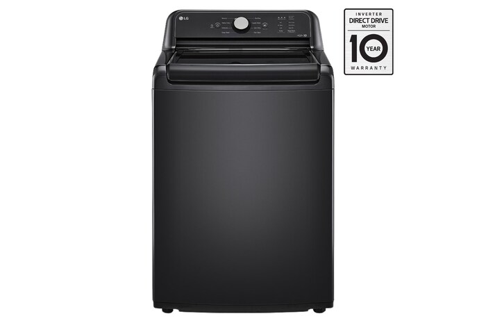 Front view of LG 4.8 cu. ft. Capacity Top Load Washer
