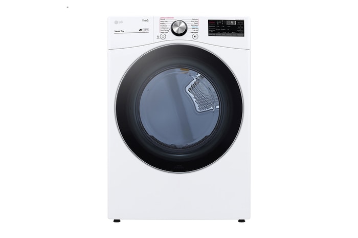 Front view of 7.4 cu.ft. Ultra Large Capacity Front Load Electric Dryer (DLEX4200W)