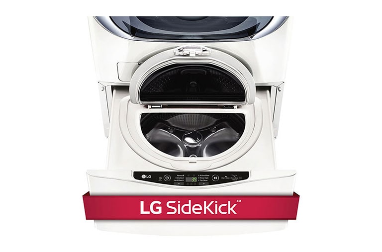 LG 6.3 Total Capacity LG TWINWash™ Bundle with LG SideKick™, WM3270CW_WD100CW_DLE3170W_WDP4W