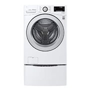 LG 6.3 Total Capacity LG TWINWash™ Bundle with LG Pedestal , WM3500CW_WD100CW_DLE3500W_WDP4W