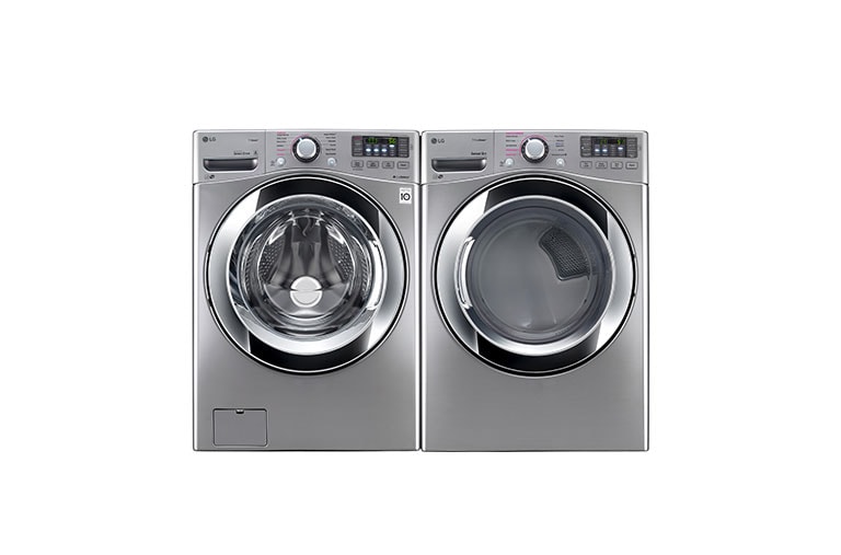 LG 6.3 Total Capacity LG TWINWash™ Bundle with LG SideKick™ and Electric Dryer, WM3670HVA_WD100CV_DLEX3370V_WDP4V