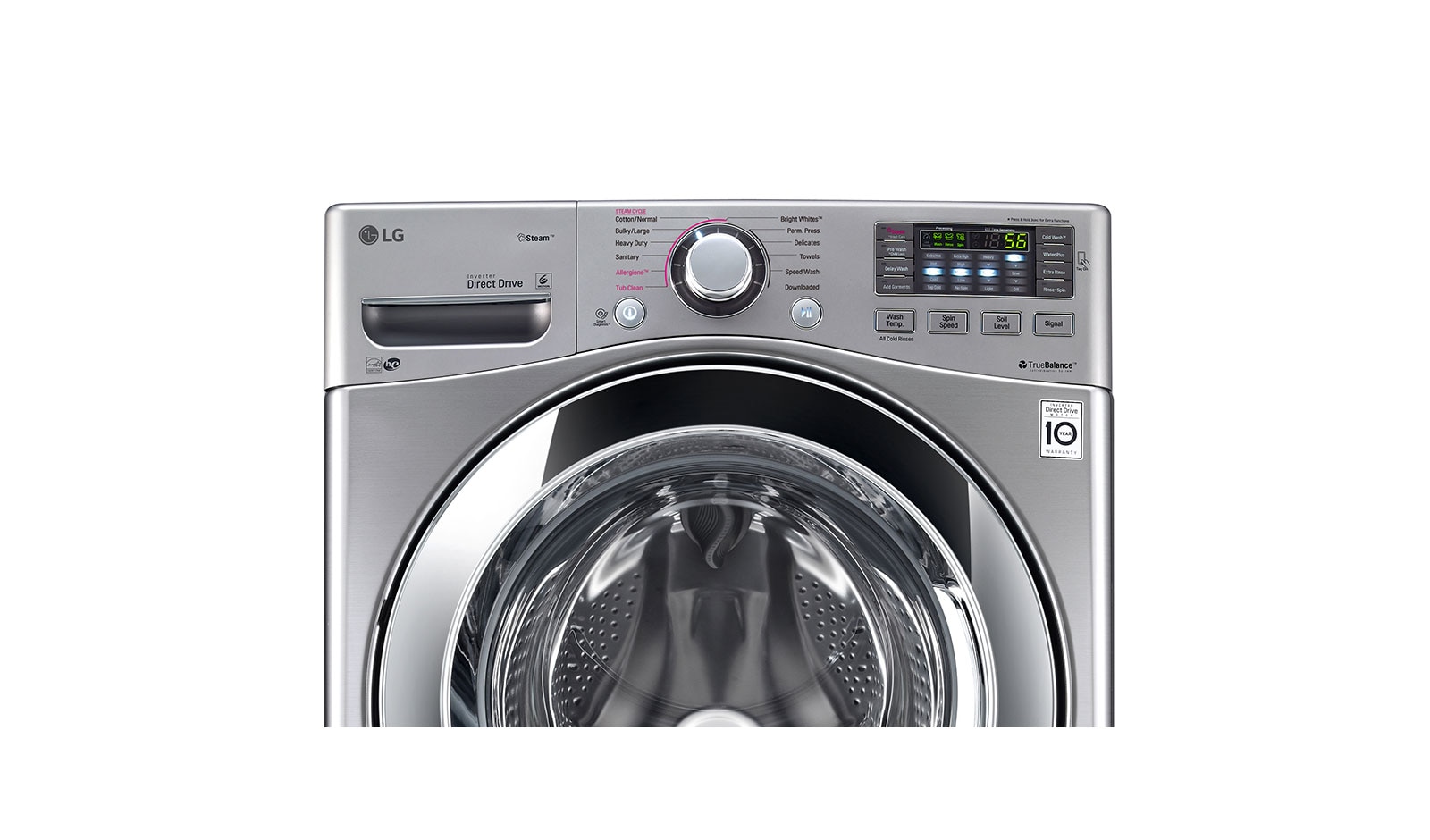 LG 6.3 Total Capacity LG TWINWash™ Bundle with LG SideKick™ and Electric Dryer, WM3670HVA_WD100CV_DLEX3370V_WDP4V